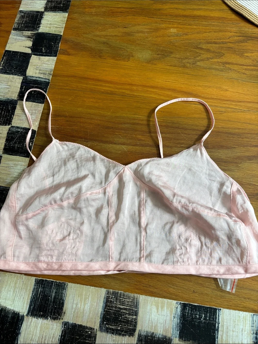 Soft Pink Women's Bralette - Lightweight Camisole Top